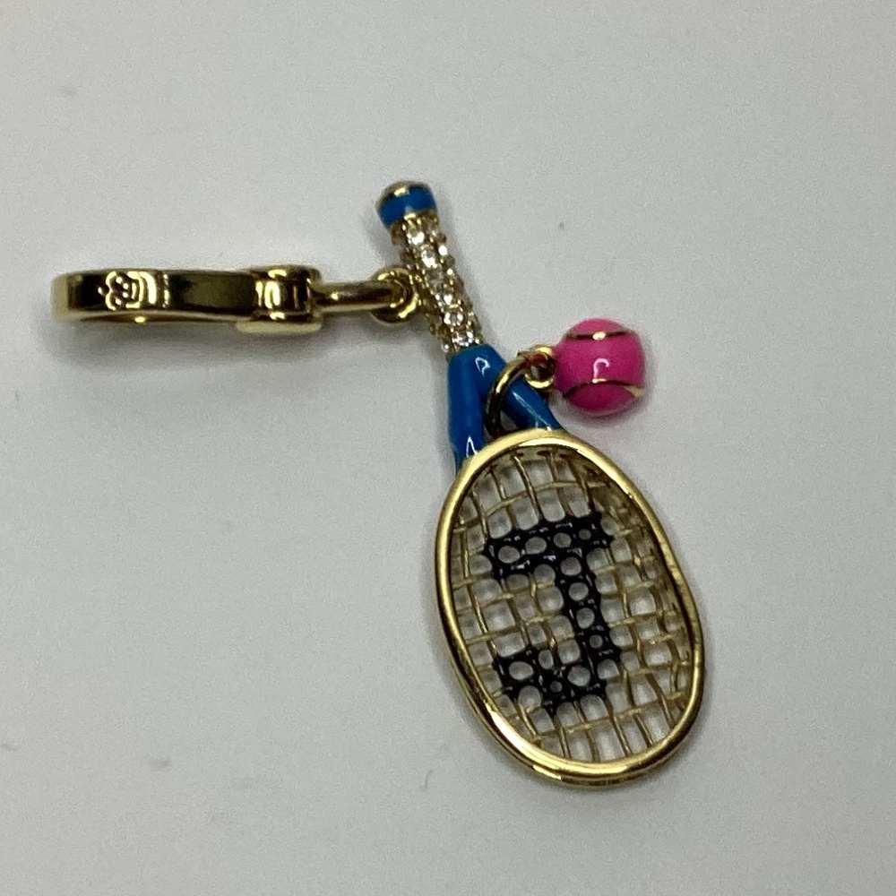 Rare Juicy Couture Tennis Racket Bracelet Charm